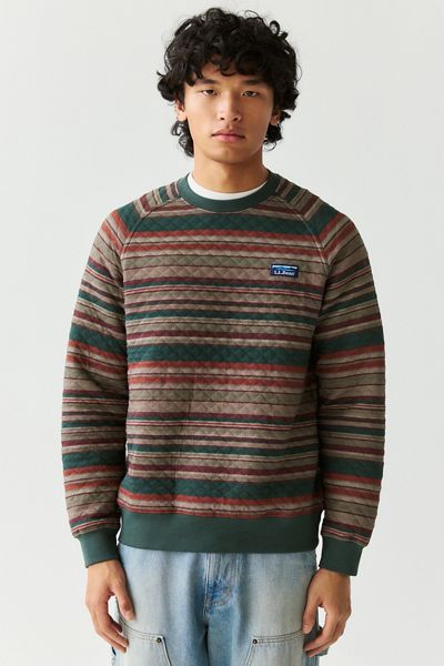 L.L.Bean Quilted Crew Neck Sweatshirt
