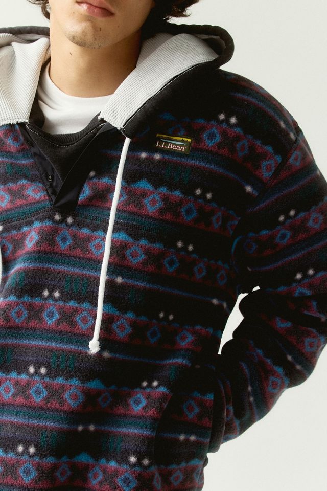 L.L.Bean Mountain Classic Hooded Fleece Pullover Jacket #2