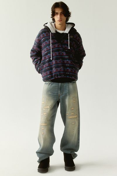 L.L.Bean Mountain Classic Hooded Fleece Pullover Jacket