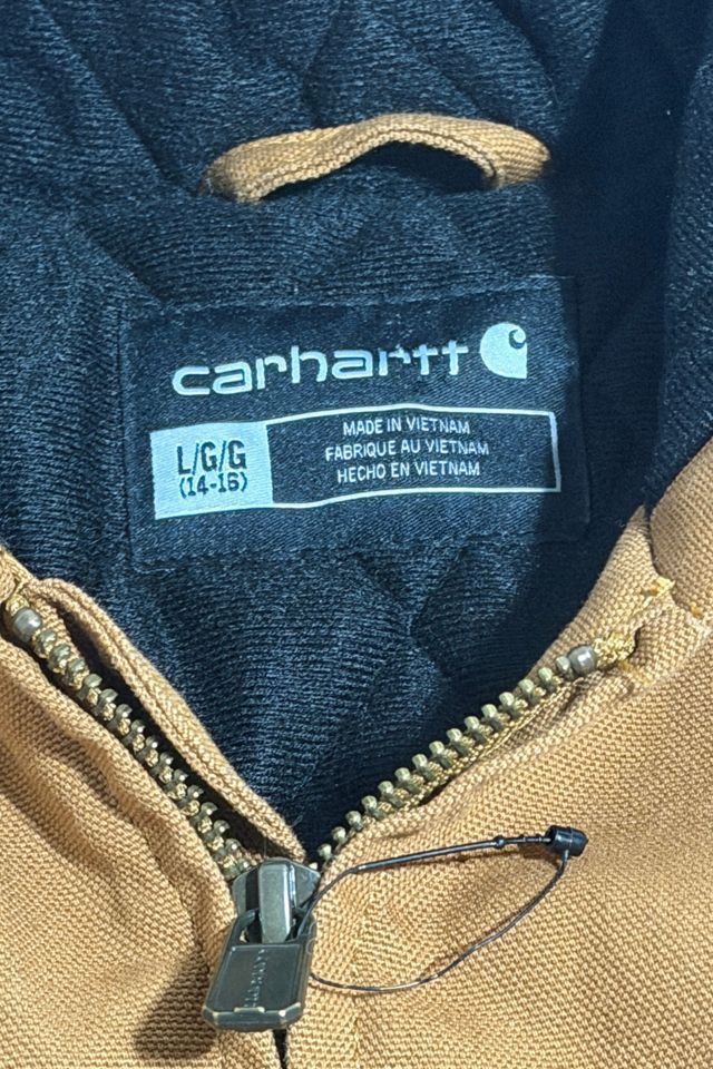 Vintage 2000's Carhartt Duck Canvas Hooded Jacket #1
