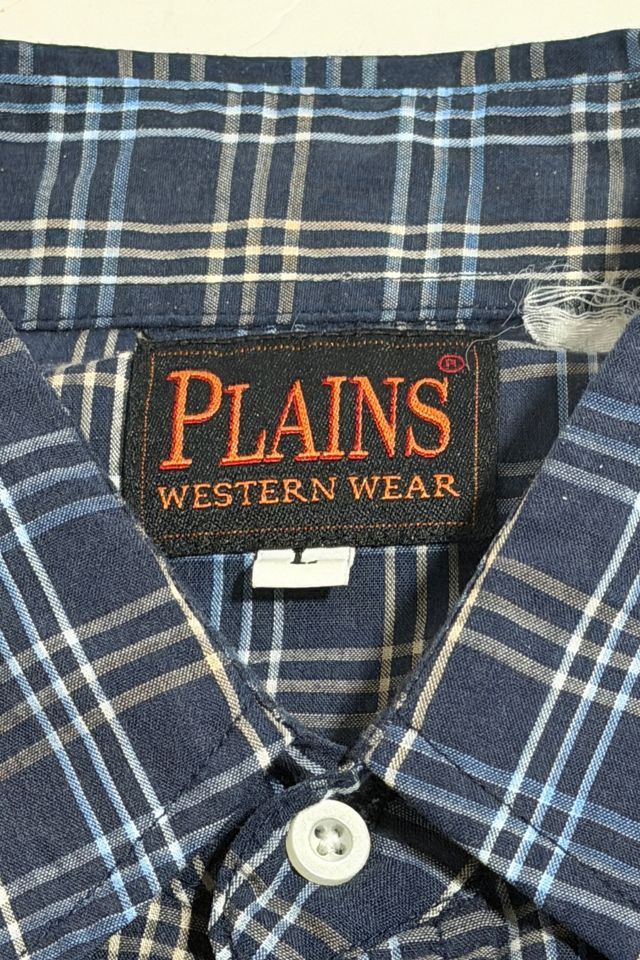 Vintage 1990's Plaid Western Pearl Snap Shirt #1