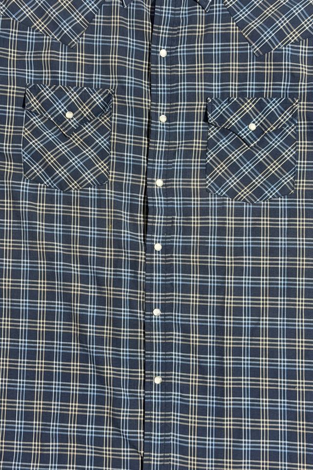 Vintage 1990's Plaid Western Pearl Snap Shirt #2