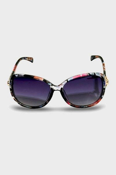 Vintage 1990's Floral Oversized Sunglasses