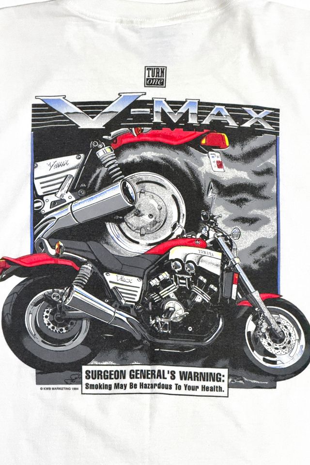 Vintage 1990's Yamaha V-Max Motorcycle T-Shirt #4