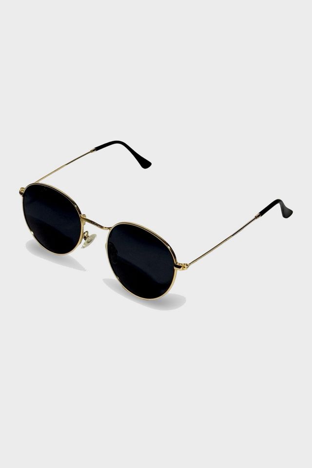 Vintage 1980's Frame Round Lens Sunglasses #1