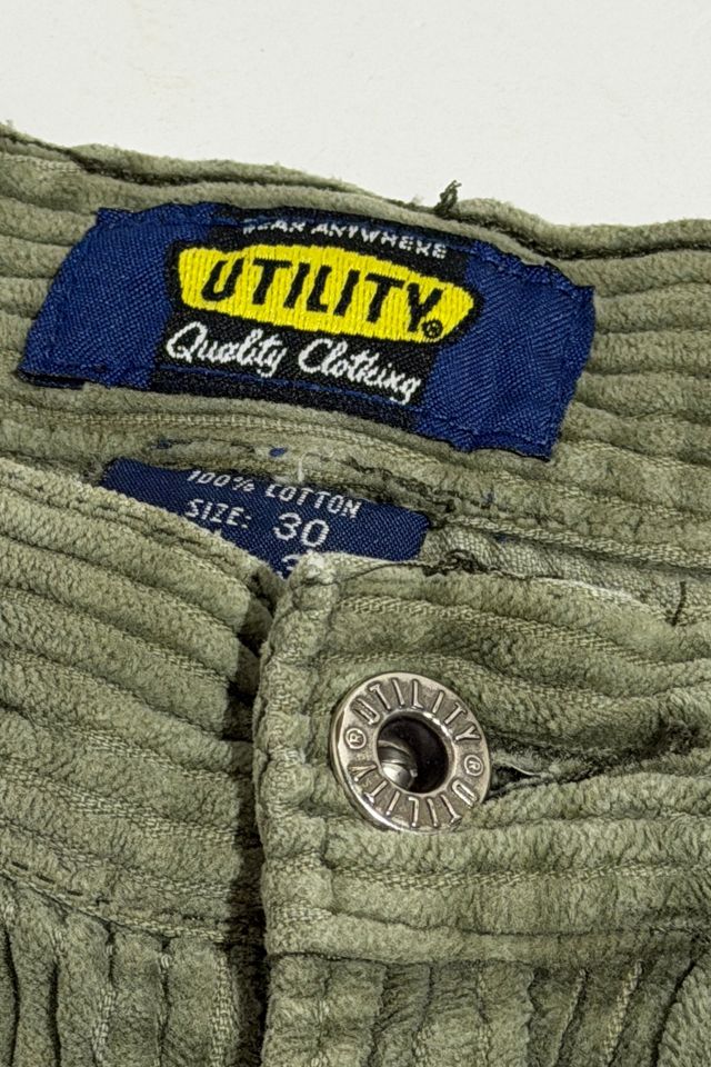 Vintage 1990's Utility Faded Wide Wale Shorts #2