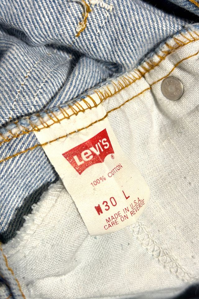 Vintage 1980's Levi’s® 505 Tab Cut Off Shorts #4