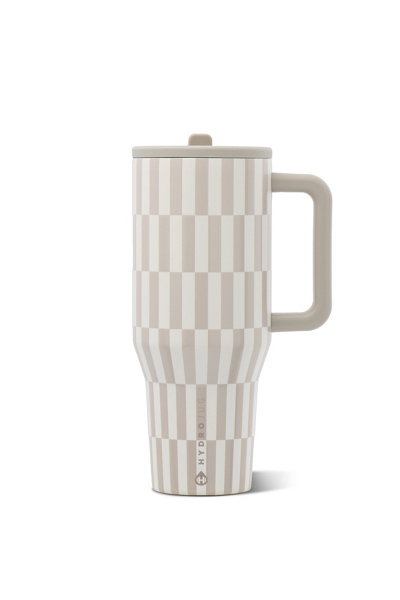 HydroJug 32 oz Patterned Traveler Water Bottle in Latte at Urban Outfitters