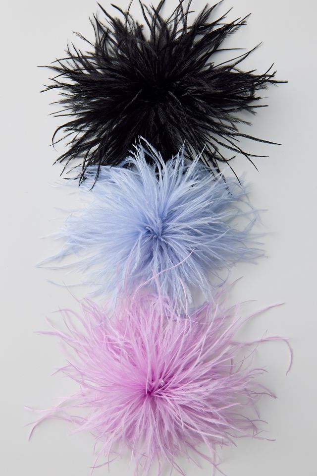 Statement Feathery Hair Clip & Brooch #4