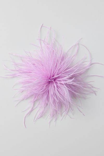 Statement Feathery Hair Clip & Brooch