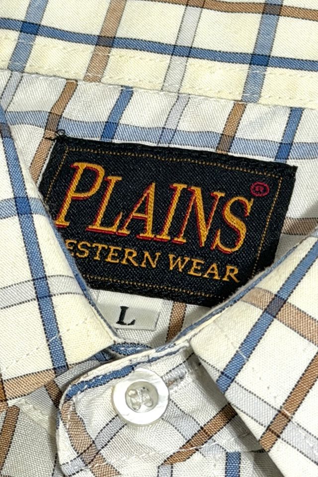 Vintage 1990's Check Pearl Snap Shirt #1