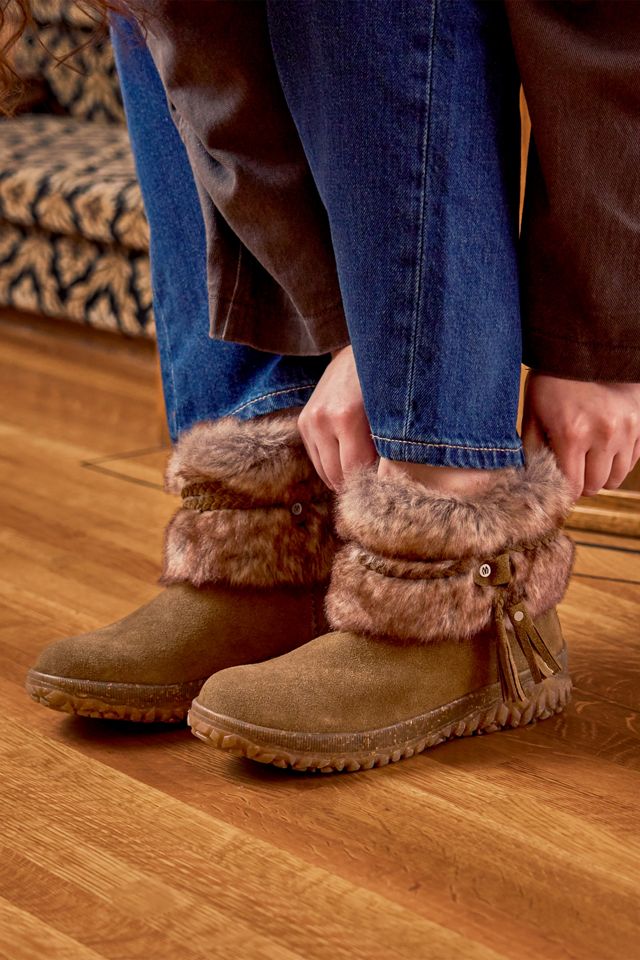Minnetonka Everett 2 Suede Faux Fur Winter Boots #1