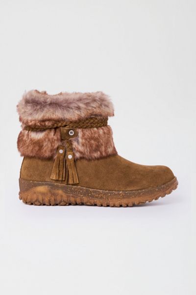 Minnetonka Everett 2 Suede Faux Fur Winter Boots