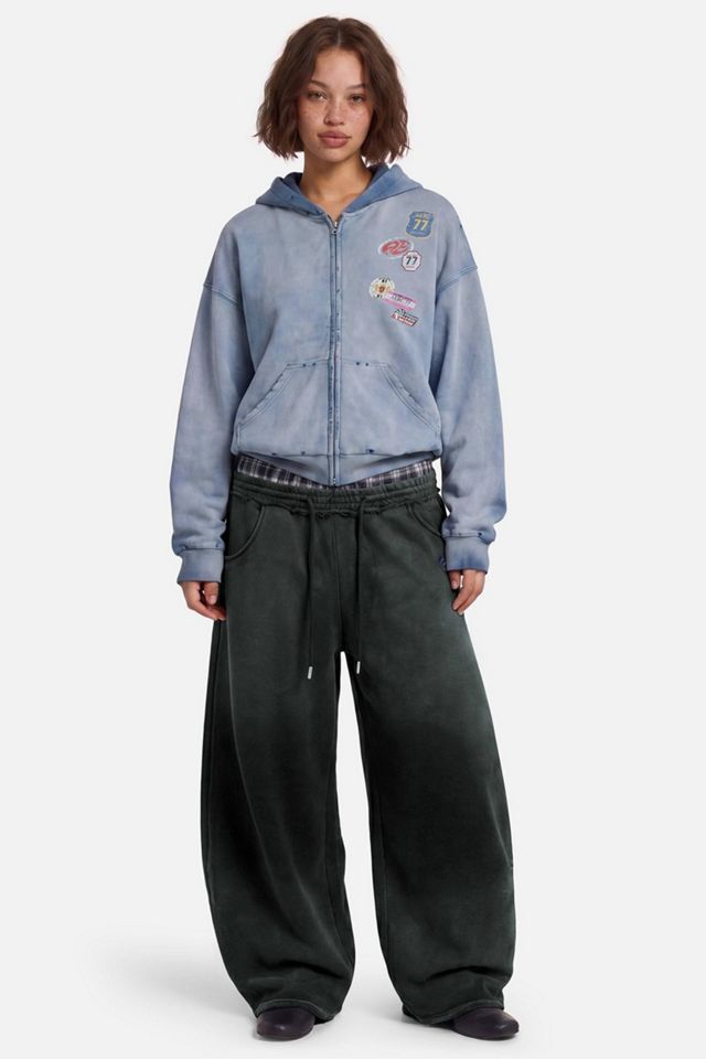 Aelfric Eden Badge Boxy Zip Up Hoodie #1