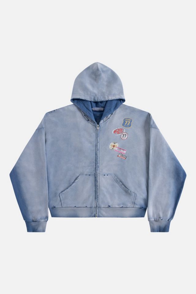 Aelfric Eden Badge Boxy Zip Up Hoodie #3
