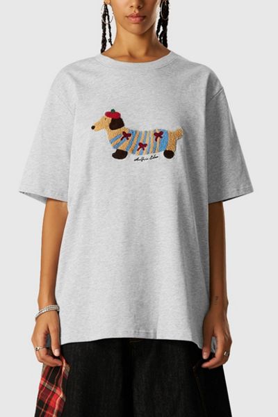 Aelfric Eden Cartoon Dog Embroidery Tee