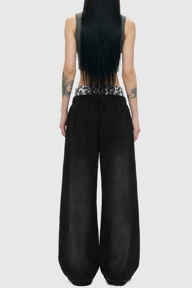 Aelfric Eden Leopard Double Waist Baggy Sweatpants #2