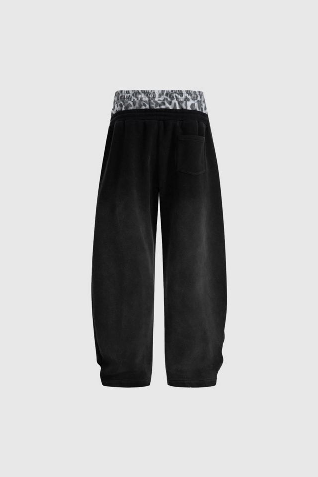 Aelfric Eden Leopard Double Waist Baggy Sweatpants #4
