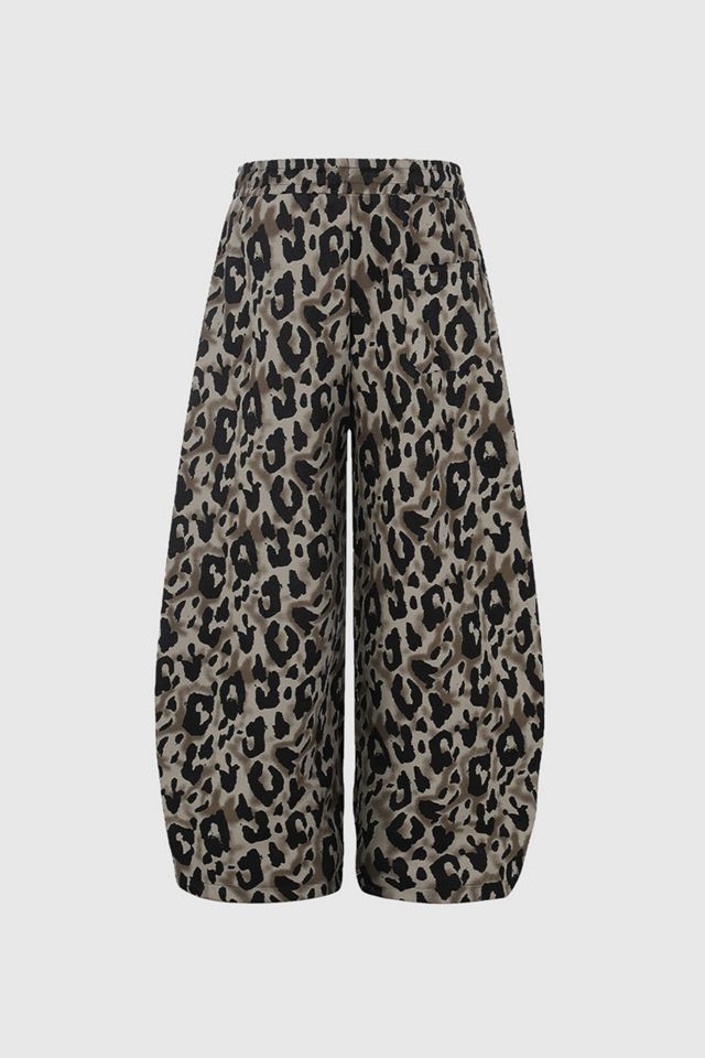 Aelfric Eden Leopard Stripe Baggy Barrel Sweatpants #4