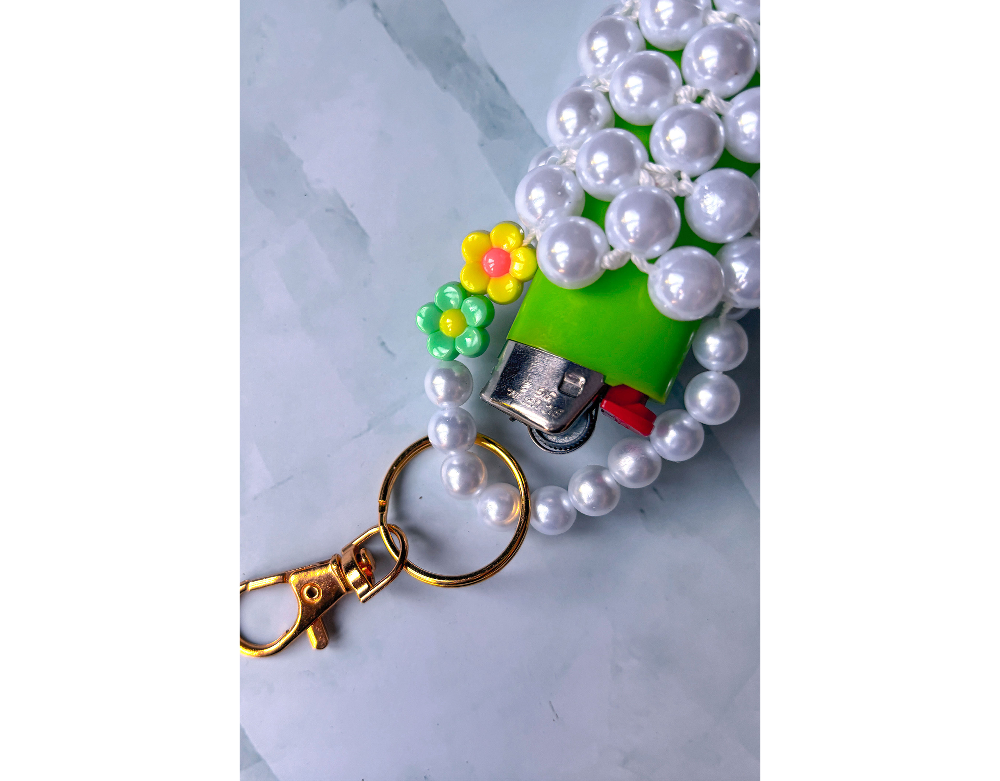 Burner Babe Pearl Lighter Bag Charm