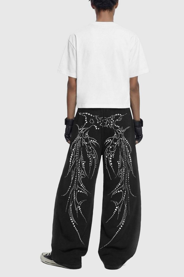 Aelfric Eden Rhinestone Baggy Barrel Sweatpants #2