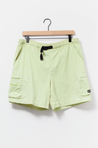 Vintage Y2K Columbia Green Nylon Hiking Shorts