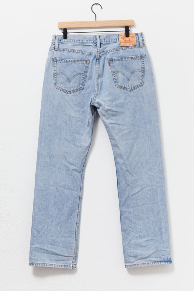 Vintage Y2K Levi’s® 505 Light Wash Distressed Denim Jeans #1