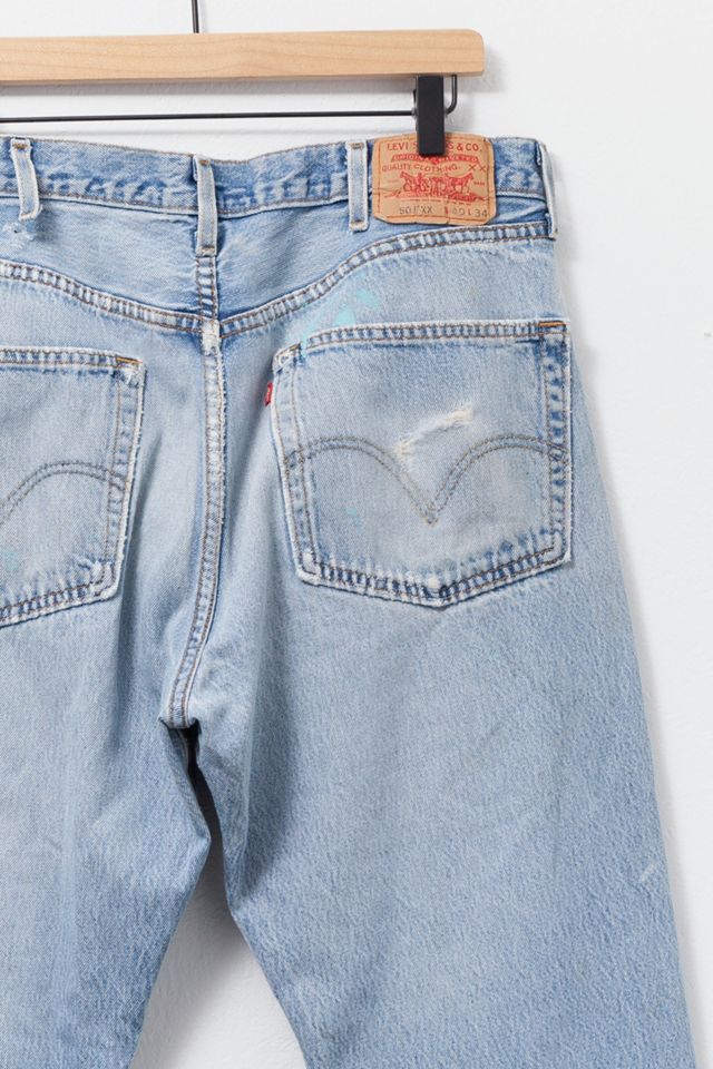 Vintage 1990s Levi’s® 501 Heavily Distressed Jeans #2