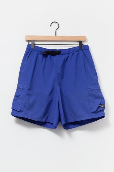 Vintage Y2K Columbia Blue Nylon Hiking Shorts