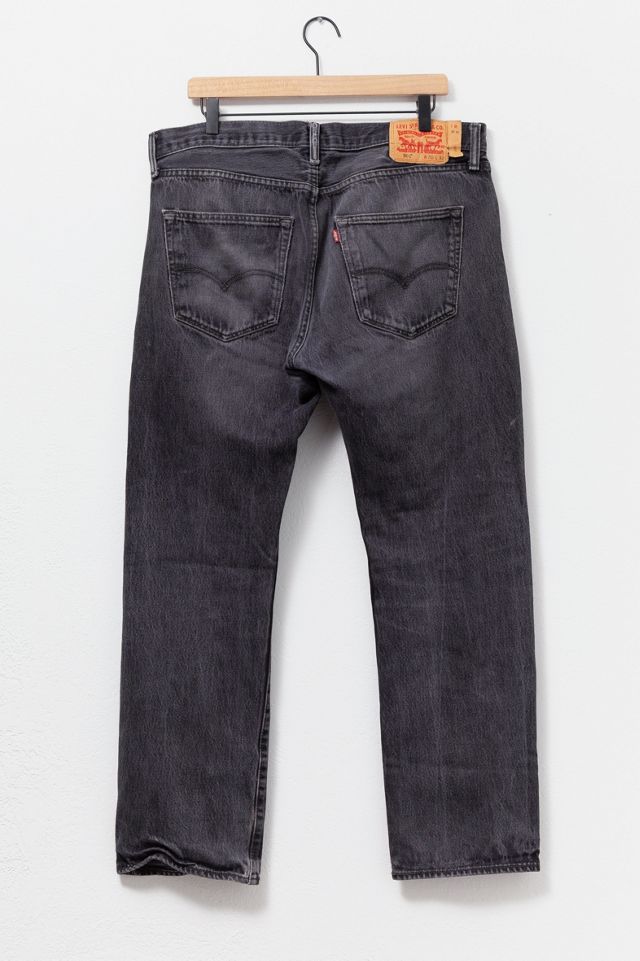 Vintage Y2K Levi’s® 501 Distressed Black Denim Jeans #1