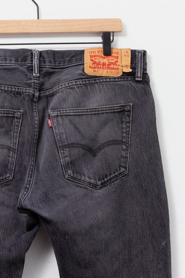 Vintage Y2K Levi’s® 501 Distressed Black Denim Jeans #2