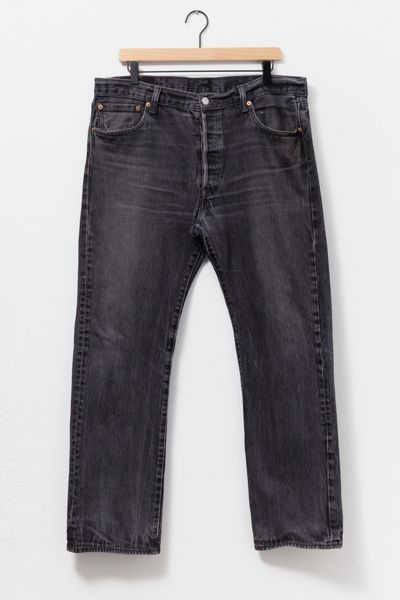 Vintage Y2K Levi’s® 501 Distressed Black Denim Jeans