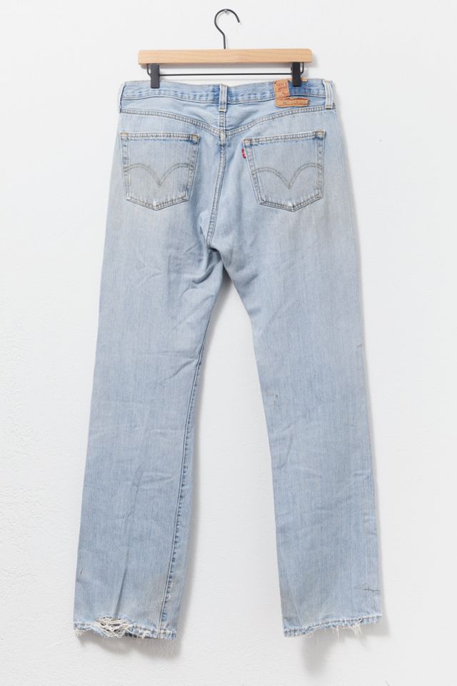 Vintage Y2K Levi’s® 501 Heavily Distressed Straight Leg Jeans #1