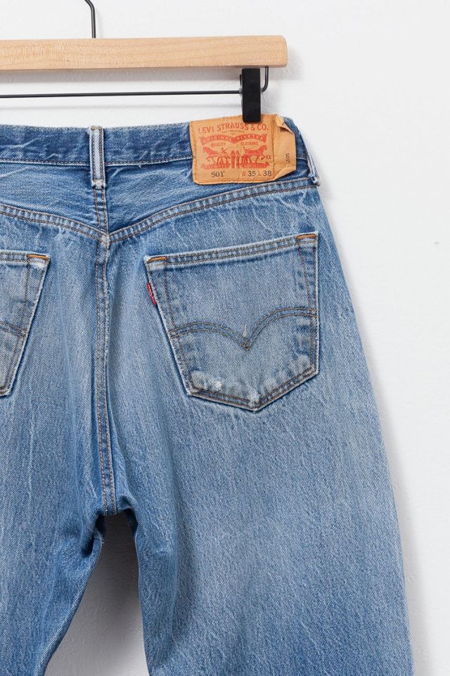 Vintage Y2K Levi’s® 501 Heavily Distressed Denim Jeans #2