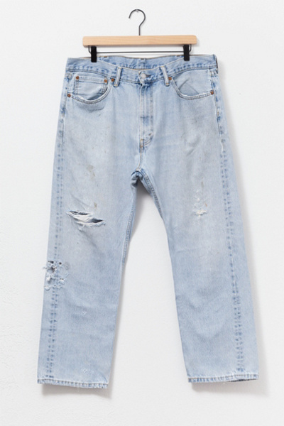 Vintage Y2K Levi’s® 505 Light Wash Distressed Denim Jeans