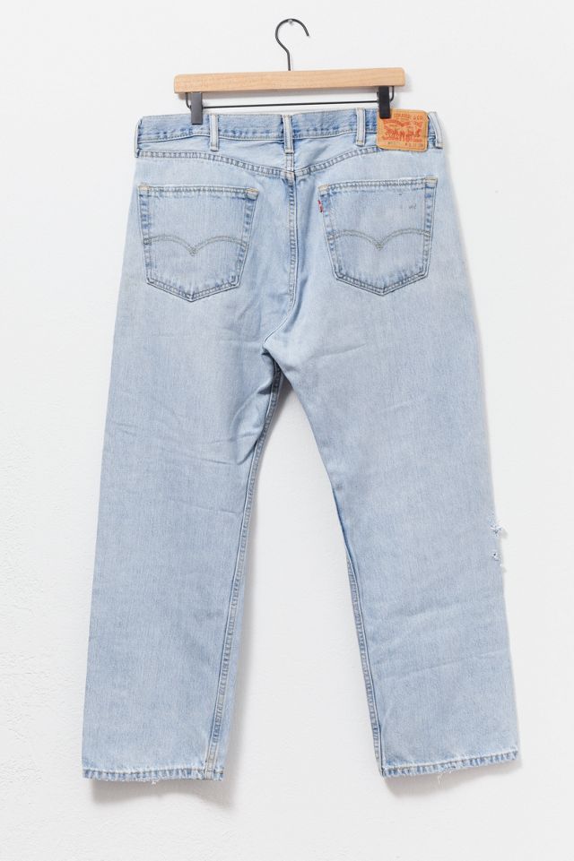 Vintage Y2K Levi’s® 505 Light Wash Distressed Denim Jeans #1