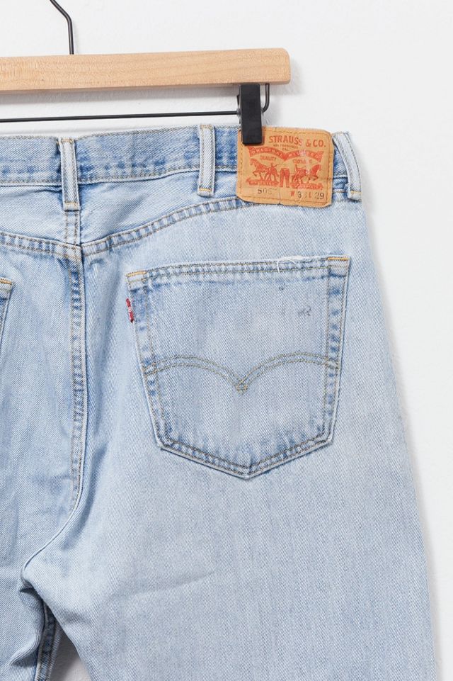 Vintage Y2K Levi’s® 505 Light Wash Distressed Denim Jeans #2
