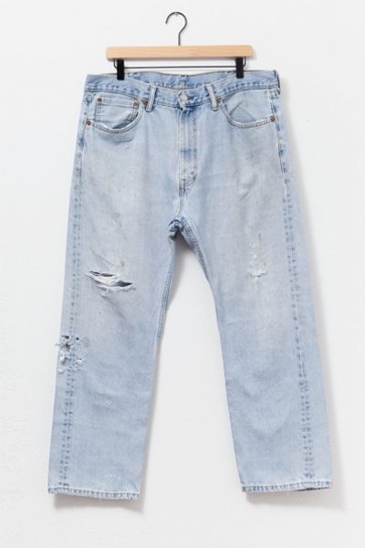 Vintage Y2K Levi’s® 505 Light Wash Distressed Denim Jeans