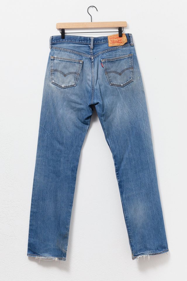 Vintage Y2K Levi’s® 501 Heavily Distressed Denim Jeans #1