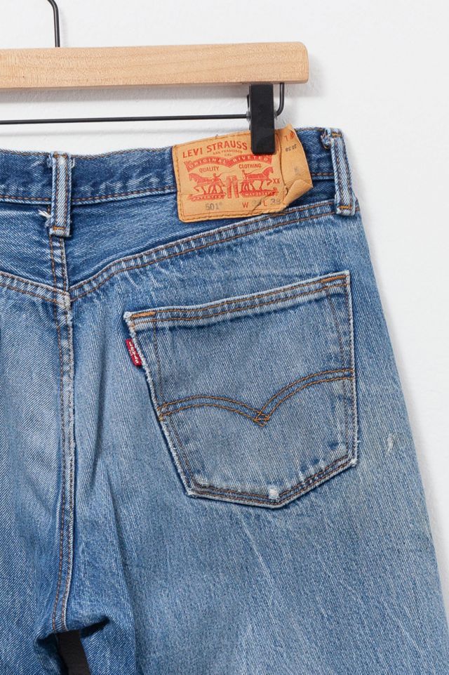 Vintage Y2K Levi’s® 501 Heavily Distressed Denim Jeans #2