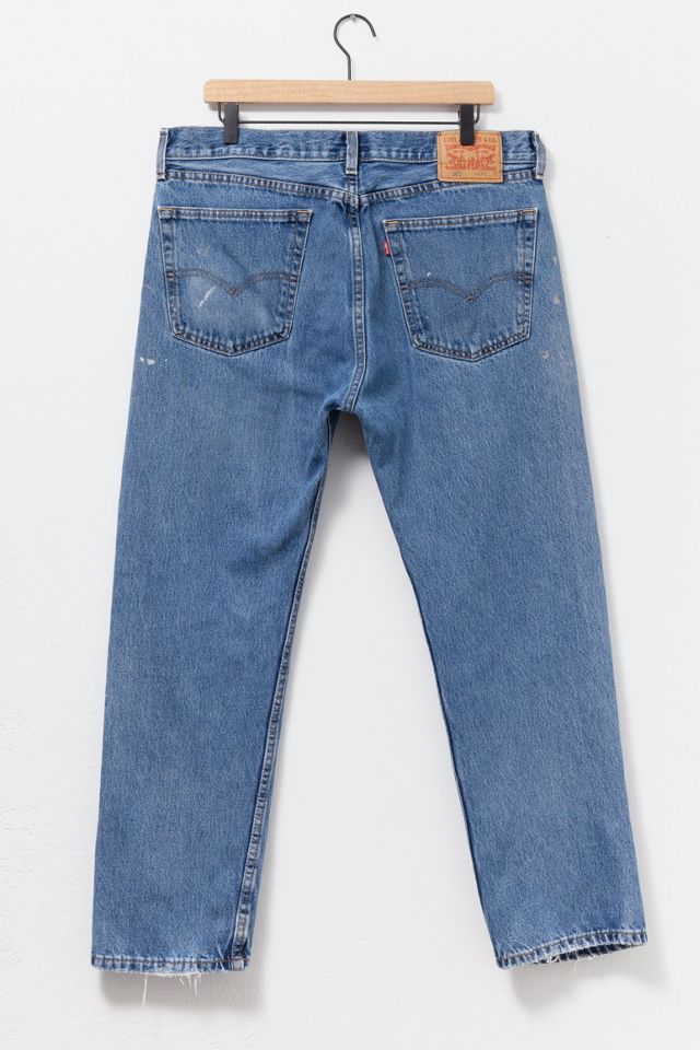 Vintage Y2K Levi’s® 505 Distressed Medium Wash Denim Jeans #1