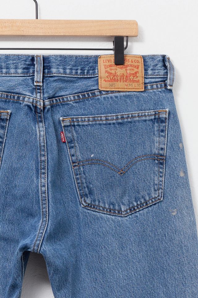 Vintage Y2K Levi’s® 505 Distressed Medium Wash Denim Jeans #2