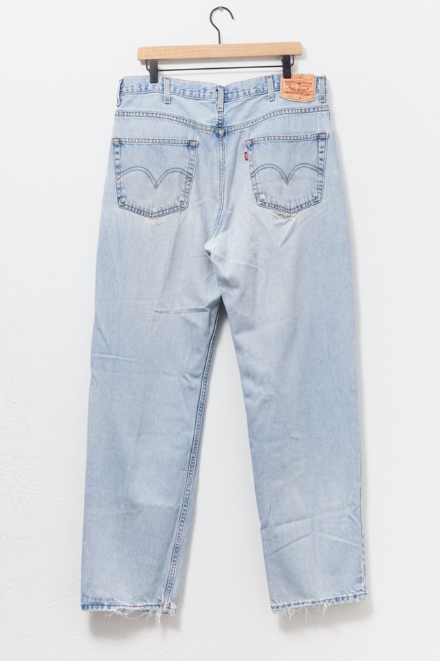Vintage 1990s Levi’s® 550 Distressed Light Wash Denim Jeans #1