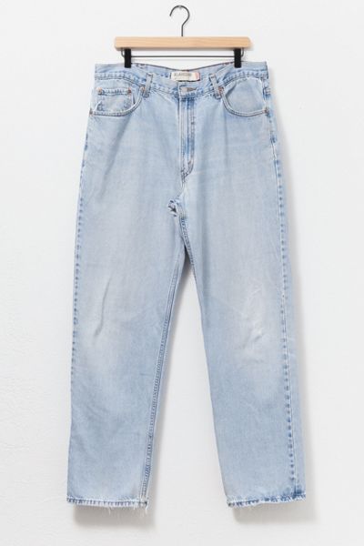 Vintage 1990s Levi’s® 550 Distressed Light Wash Denim Jeans