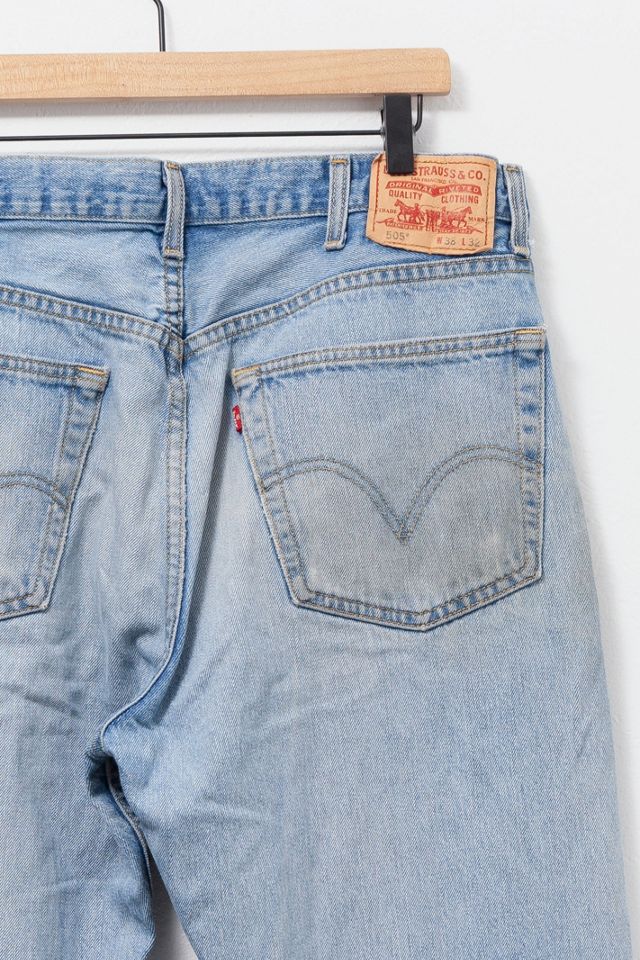 Vintage Y2K Levi’s® 505 Distressed Light Wash Denim Jeans #2