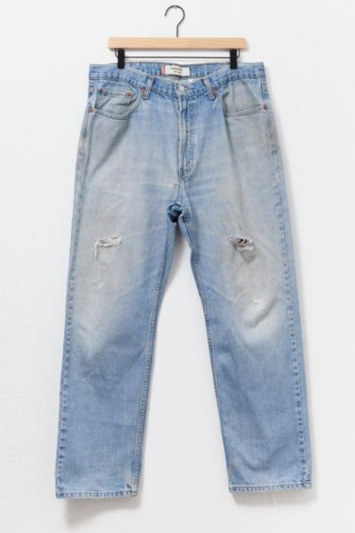 Vintage Y2K Levi’s® 505 Distressed Light Wash Denim Jeans