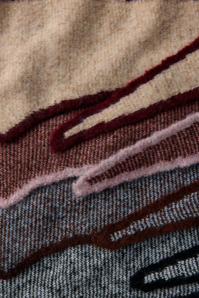Knit Triangle Scarf #3