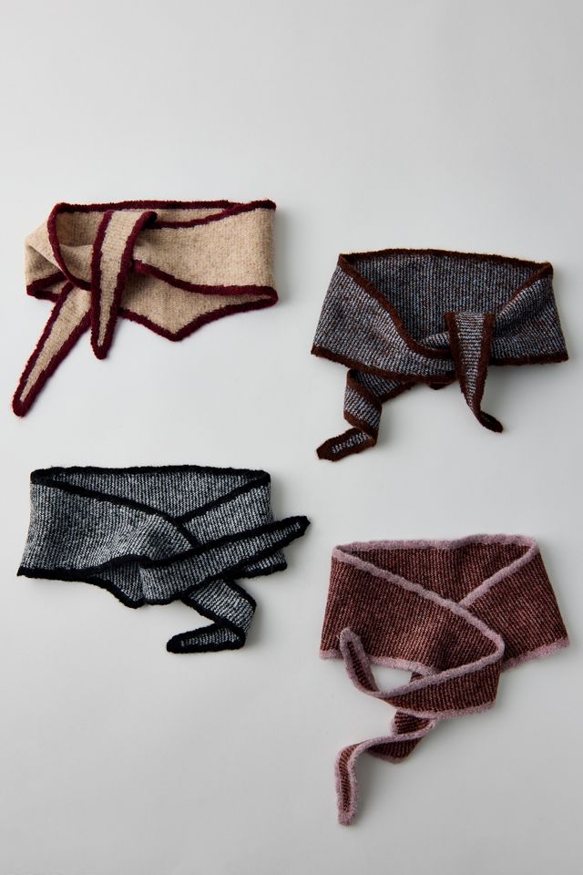 Knit Triangle Scarf #4