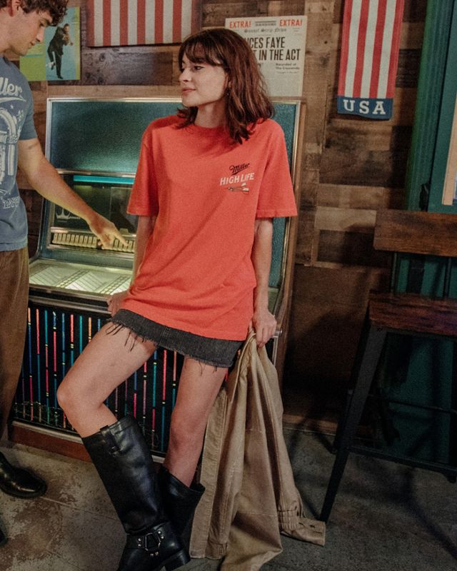 Junk Food Miller High Life Darts and Beer Vintage Tee #3