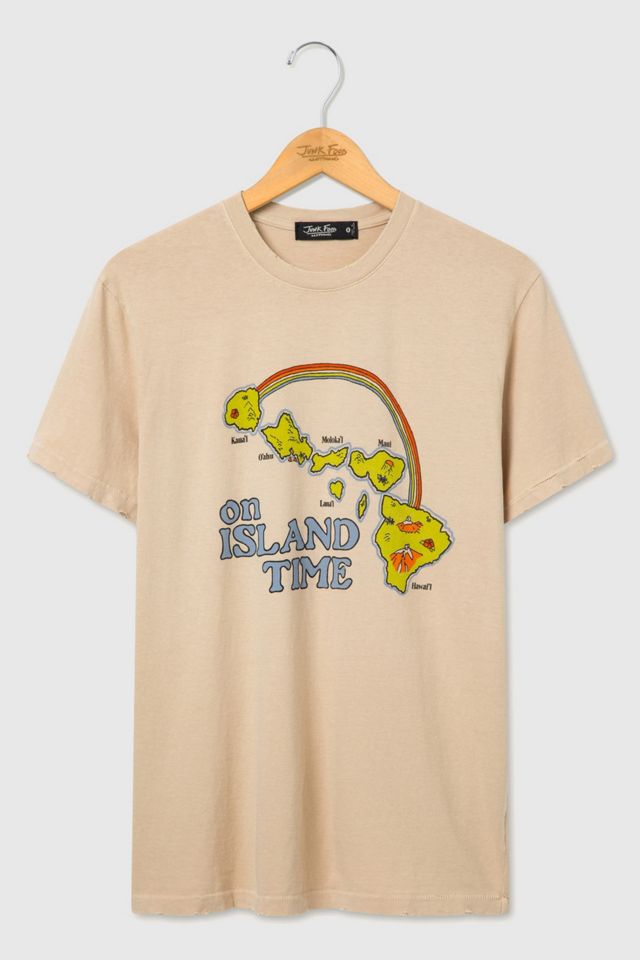 Junk Food On Island Time Hawaii Vintage Tee #1